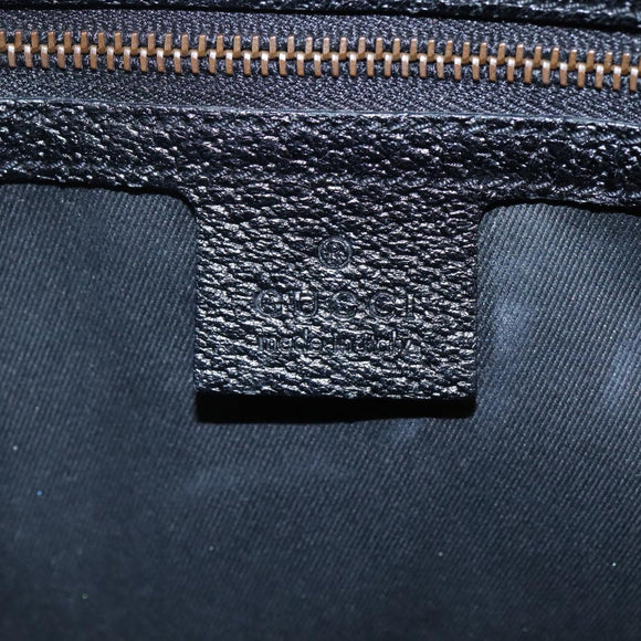 GUCCI GG Canvas Tote Bag Black 120898 Auth nb109