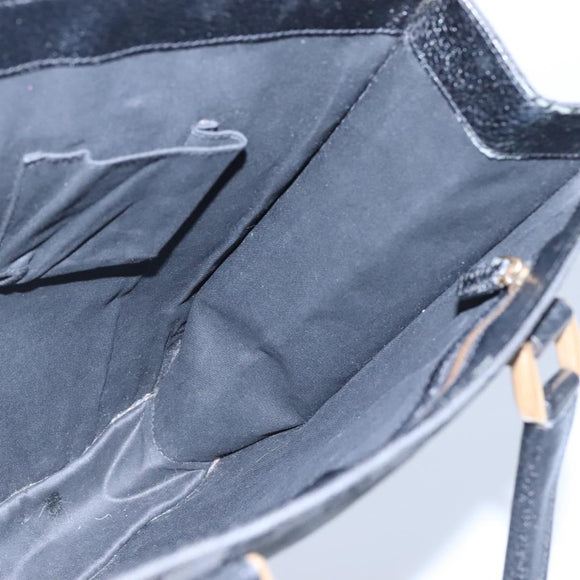 GUCCI GG Canvas Tote Bag Black 120898 Auth nb109