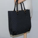 GUCCI GG Canvas Tote Bag Black 120898 Auth nb109-20