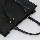 GUCCI GG Canvas Tote Bag Black 120898 Auth nb109-6