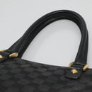 GUCCI GG Canvas Tote Bag Black 120898 Auth nb109-8