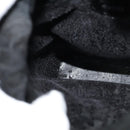 GUCCI Chain Shoulder Bag Straw Black Auth nb112-18