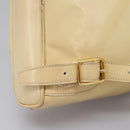 GUCCI Bamboo Backpack Patent leather Beige Gold 003 2058 0030 Auth nb115-8