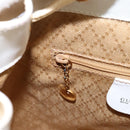 GUCCI Bamboo Backpack Patent leather Beige Gold 003 2058 0030 Auth nb115-27