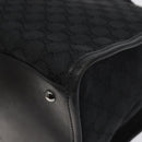 GUCCI GG Canvas Tote Bag Black Silver 109101 Auth nb119-15
