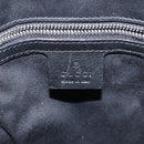 GUCCI GG Canvas Tote Bag Black Silver 109101 Auth nb119-17