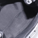 GUCCI GG Canvas Tote Bag Black Silver 109101 Auth nb119-11