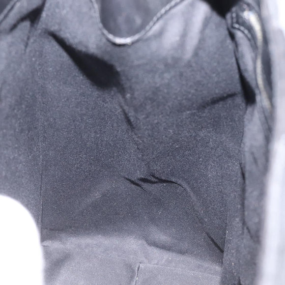 GUCCI GG Canvas Tote Bag Black Silver 109101 Auth nb119