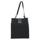GUCCI GG Canvas Tote Bag Black Silver 109101 Auth nb119-13