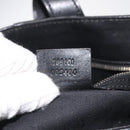 GUCCI GG Canvas Tote Bag Black Silver 109101 Auth nb119-12