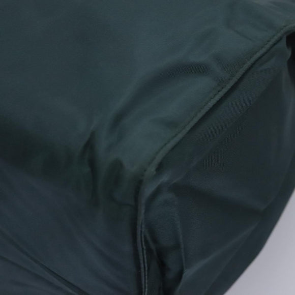 PRADA Hand Bag Nylon Khaki Auth nb125