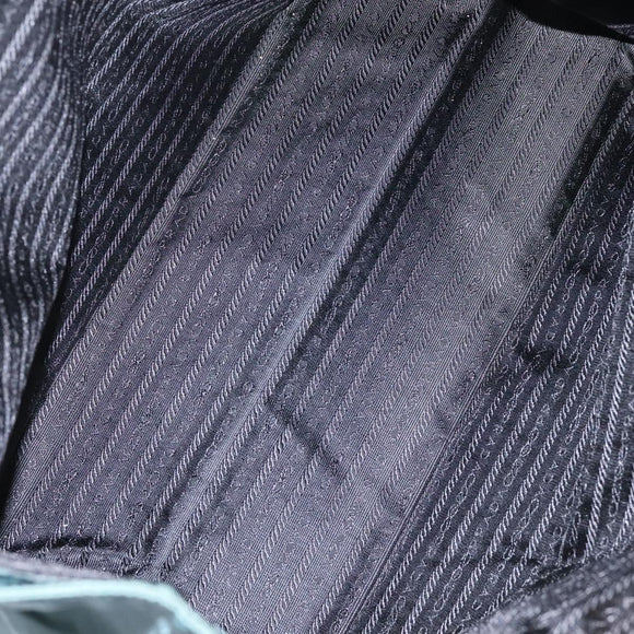 PRADA Hand Bag Nylon Khaki Auth nb125