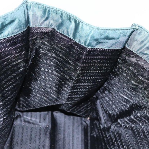 PRADA Hand Bag Nylon Khaki Auth nb125