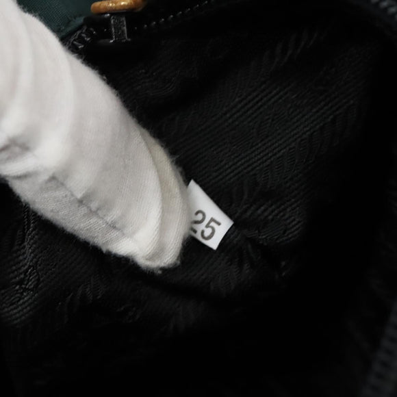 PRADA Hand Bag Nylon Khaki Auth nb125