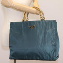 PRADA Hand Bag Nylon Khaki Auth nb125-22
