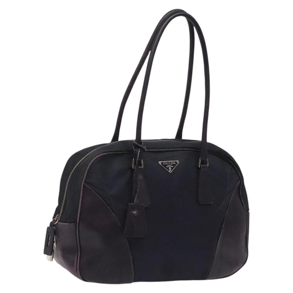 PRADA Shoulder Bag Nylon Purple Auth nb139V