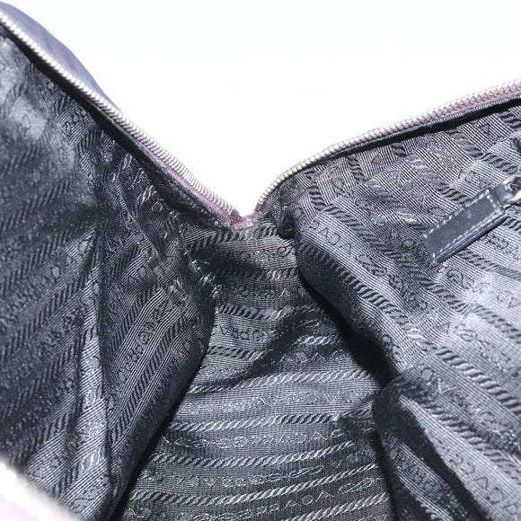 PRADA Shoulder Bag Nylon Purple Auth nb139V