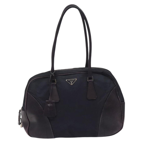 PRADA Shoulder Bag Nylon Purple Auth nb139V