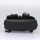 GUCCI Bamboo Backpack Suede Leather Black Gold 003 58 0016 Auth nb144-5