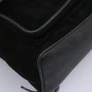 GUCCI Bamboo Backpack Suede Leather Black Gold 003 58 0016 Auth nb144-16