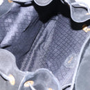 GUCCI Bamboo Backpack Suede Leather Black Gold 003 58 0016 Auth nb144-11