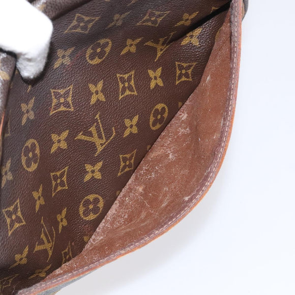 LOUIS VUITTON Monogram Compiegne 28 Clutch Bag M51845 LV Auth nb148