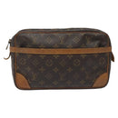 LOUIS VUITTON Monogram Compiegne 28 Clutch Bag M51845 LV Auth nb148-13