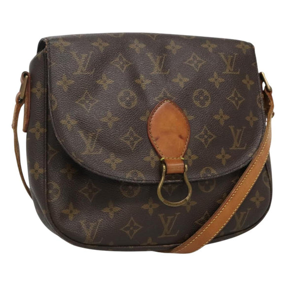 LOUIS VUITTON Monogram Saint Cloud GM Shoulder Bag M51242 LV Auth nb150