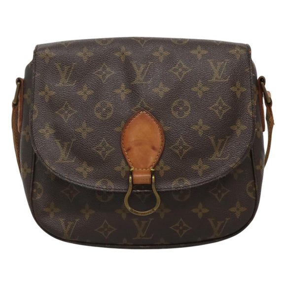 LOUIS VUITTON Monogram Saint Cloud GM Shoulder Bag M51242 LV Auth nb150