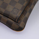 LOUIS VUITTON Damier Ebene Pochette Merwiel Shoulder Bag N51127 LV Auth nb153-11
