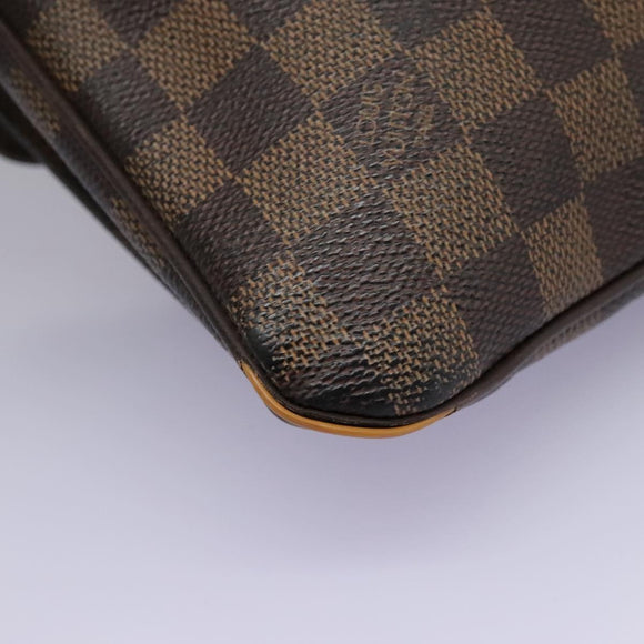 LOUIS VUITTON Damier Ebene Pochette Merwiel Shoulder Bag N51127 LV Auth nb153