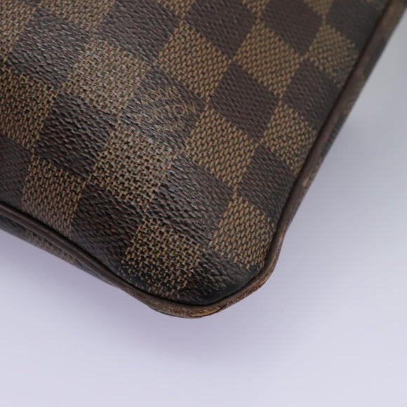 LOUIS VUITTON Damier Ebene Pochette Merwiel Shoulder Bag N51127 LV Auth nb153