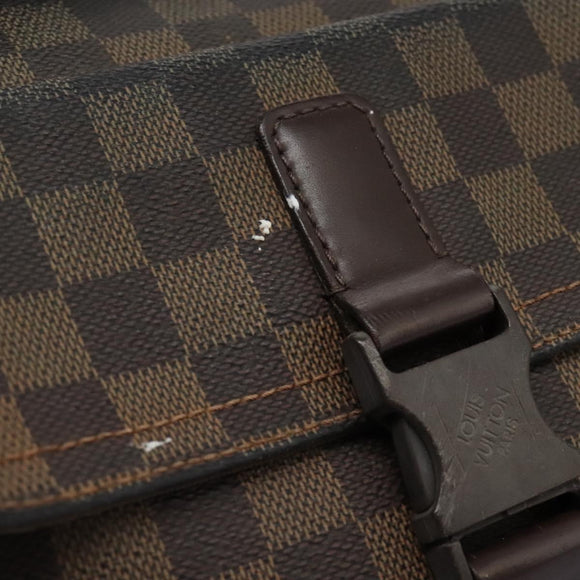 LOUIS VUITTON Damier Ebene Pochette Merwiel Shoulder Bag N51127 LV Auth nb153