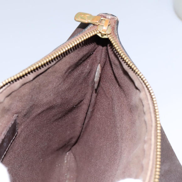 LOUIS VUITTON Damier Ebene Pochette Merwiel Shoulder Bag N51127 LV Auth nb153