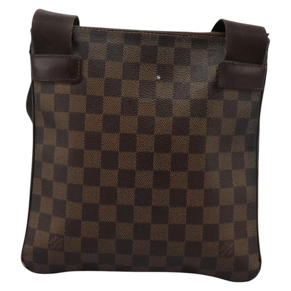 LOUIS VUITTON Damier Ebene Pochette Merwiel Shoulder Bag N51127 LV Auth nb153