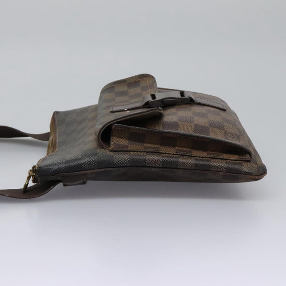 LOUIS VUITTON Damier Ebene Pochette Merwiel Shoulder Bag N51127 LV Auth nb153