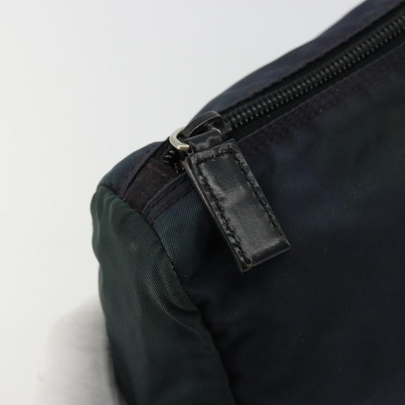PRADA Pouch Nylon Navy Auth nb170