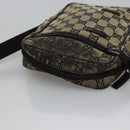 GUCCI GG Canvas Shoulder Bag Beige Black 018 1619 Auth nb171-6