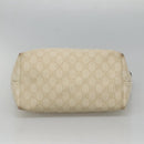 GUCCI GG Supreme Tote Bag PVC Leather White 189896 Auth nb175-5