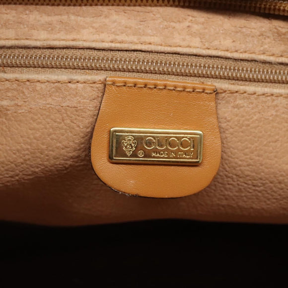 GUCCI Micro GG Supreme Tote Bag PVC Brown 002 39 0149 Auth nb176