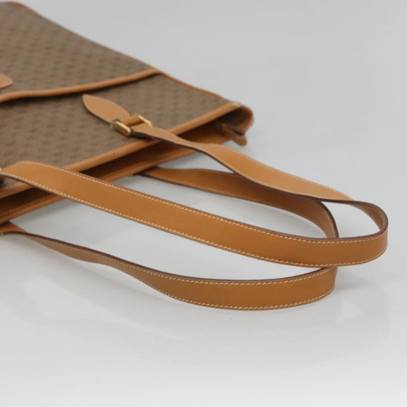 GUCCI Micro GG Supreme Tote Bag PVC Brown 002 39 0149 Auth nb176