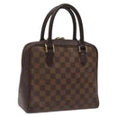 LOUIS VUITTON Damier Ebene Brera Hand Bag N51150 LV Auth nb178-1
