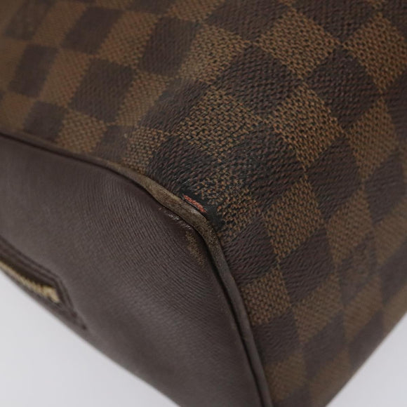 LOUIS VUITTON Damier Ebene Brera Hand Bag N51150 LV Auth nb178