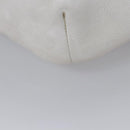 GUCCI Sherry Line Shoulder Bag Leather White Red Navy 493869 Auth nb189-11