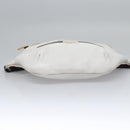 GUCCI Sherry Line Shoulder Bag Leather White Red Navy 493869 Auth nb189-5