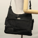 GUCCI Shoulder Bag Nylon Black 019 0312 Auth nb196-25