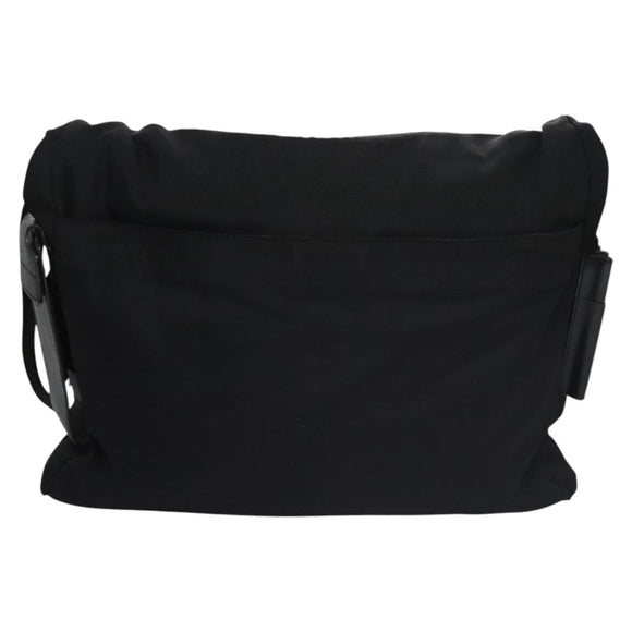 GUCCI Shoulder Bag Nylon Black 019 0312 Auth nb196