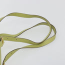 GUCCI Bamboo Backpack Suede Leather Green Gold 003 1956 0030 Auth nb201-15