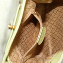 GUCCI Bamboo Backpack Suede Leather Green Gold 003 1956 0030 Auth nb201-28