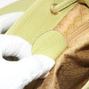 GUCCI Bamboo Backpack Suede Leather Green Gold 003 1956 0030 Auth nb201-30